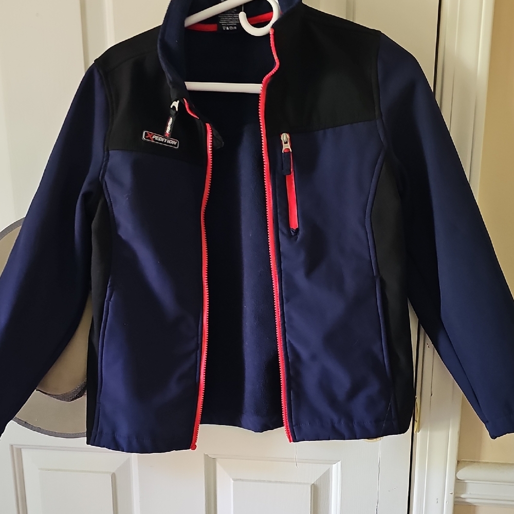 EXPEDITION Kids Navy and Black Jacket with Red Details